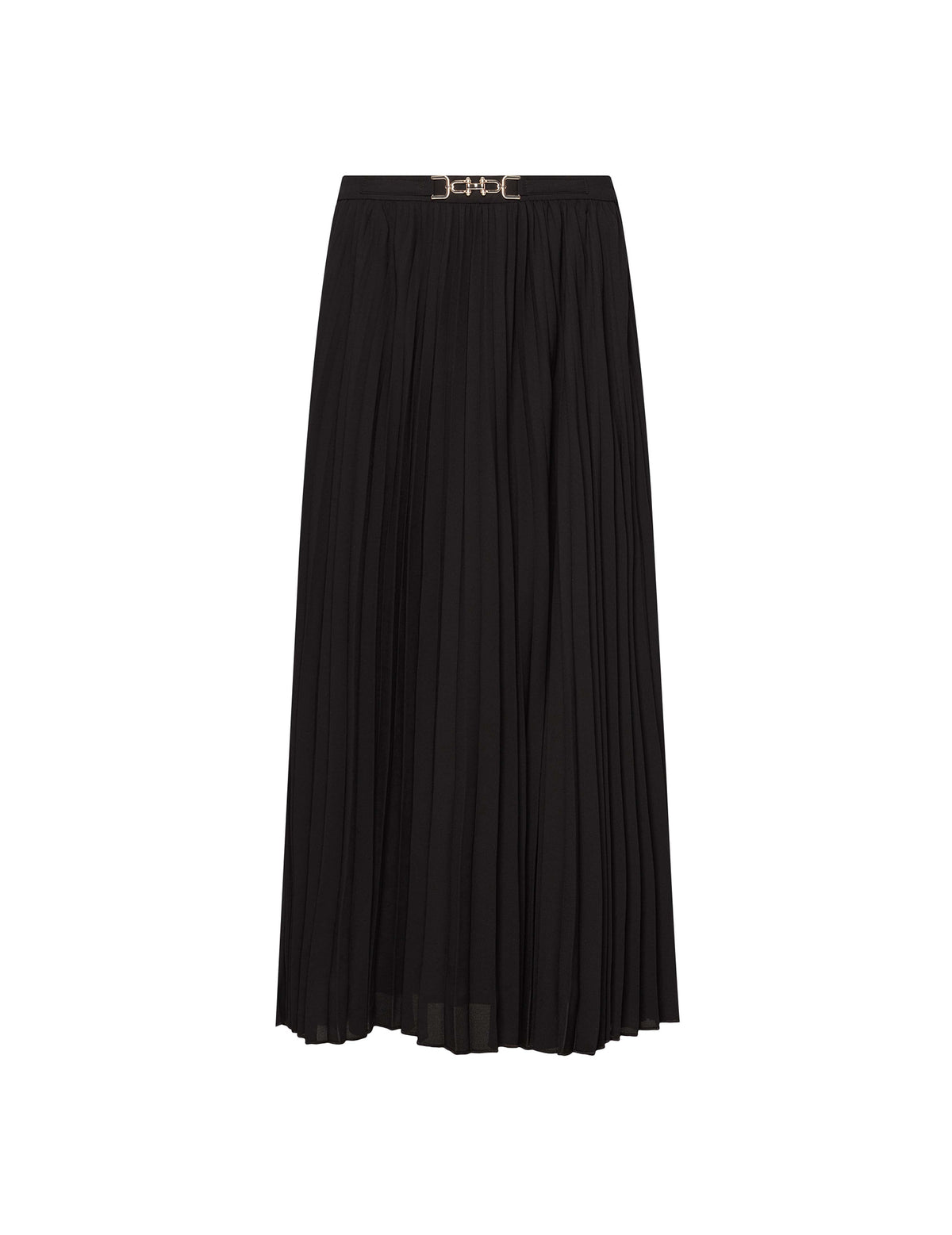 Anne Klein Anne Black Pull on Pleated Skirt