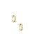 Anne Klein Gold Tone Medium Wide Hoop Clip Earrings Earrings