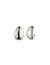 Anne Klein Silver Tone Silver Hoop Clip Earrings