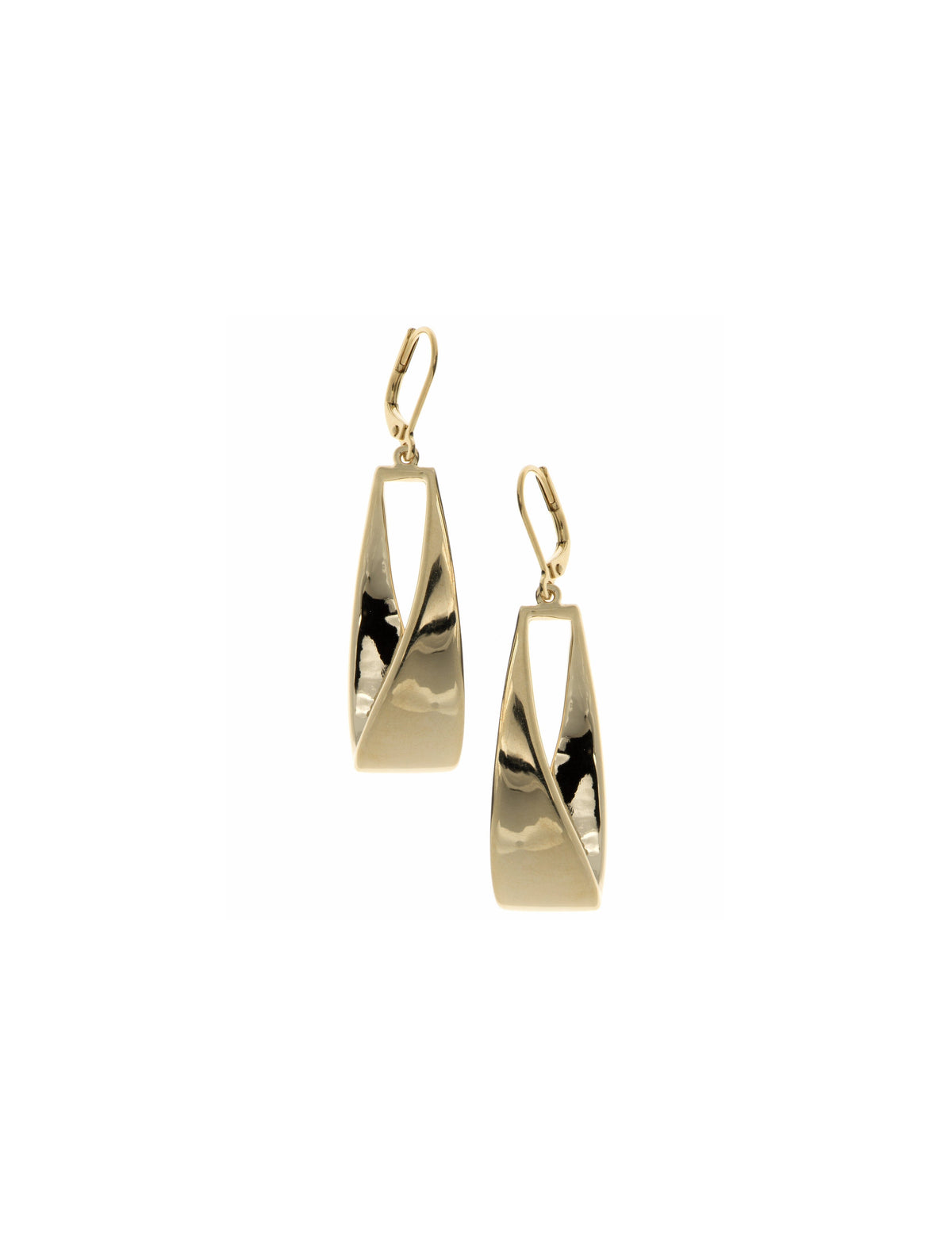 Anne Klein Gold Tone Gold-Tone Levback Linear Earrings