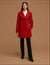 Anne Klein  Wool Coat With Buttons