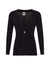 Anne Klein Anne Black Side Slit Cardigan