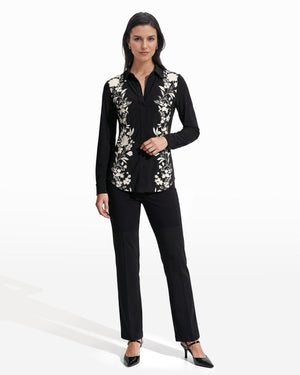 Anne Klein Long Sleeve Button Down Shirt