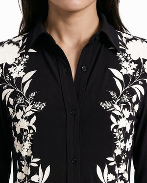 Anne Klein Long Sleeve Button Down Shirt