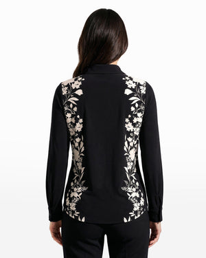 Anne Klein Long Sleeve Button Down Shirt