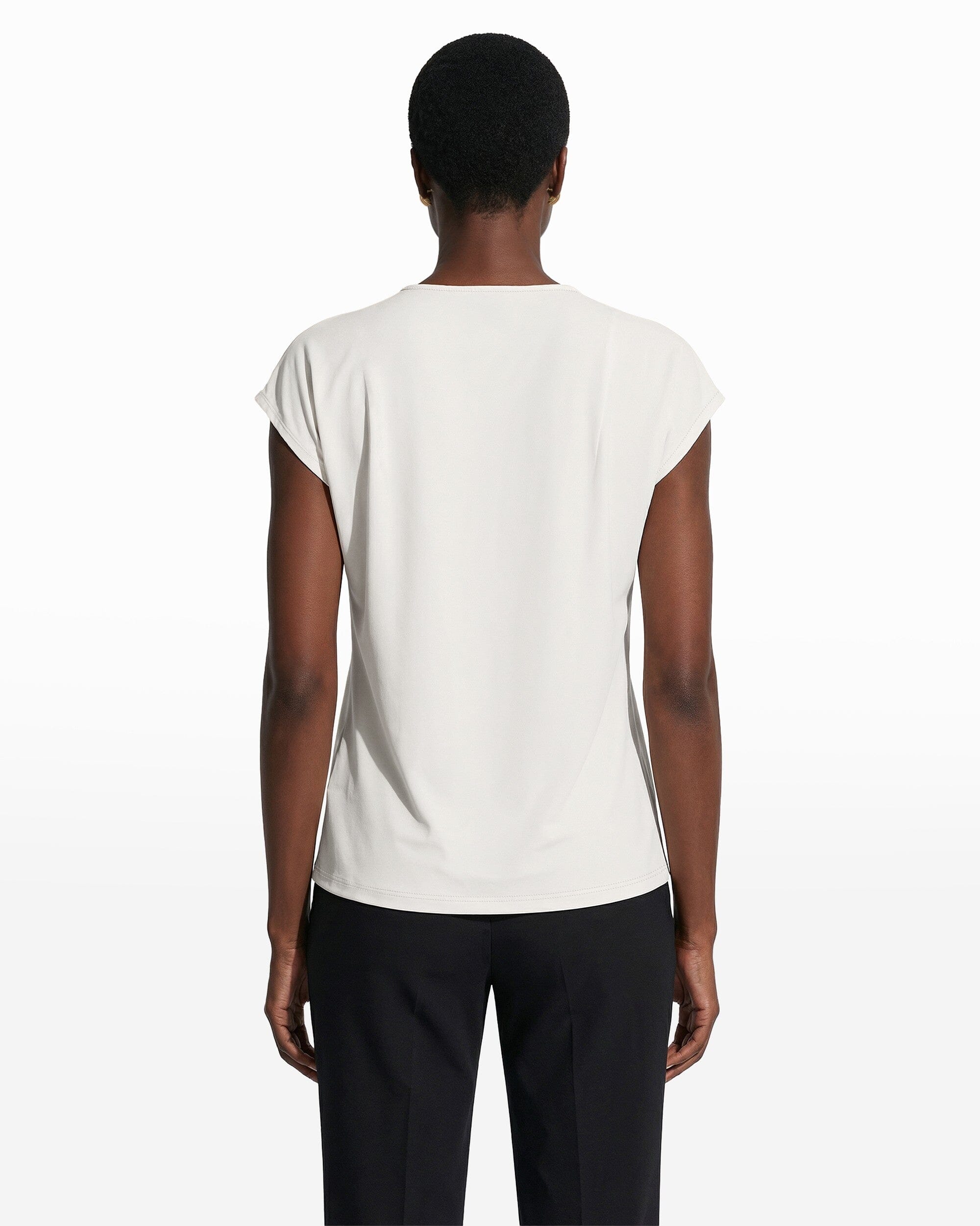 Anne Klein Pleated Front Top