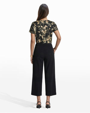 Anne Klein Po Wide Leg Crop Extended Tab