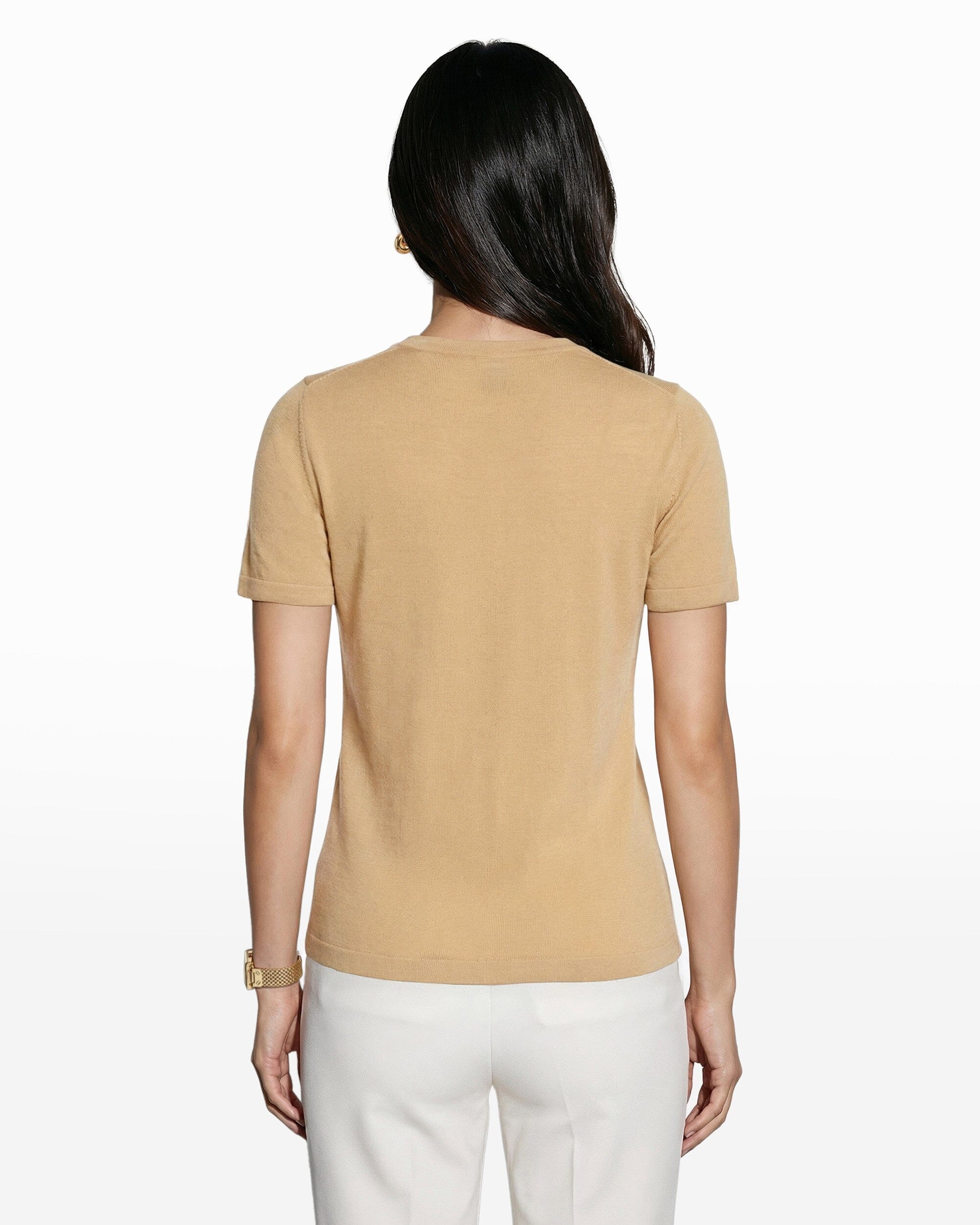 Anne Klein Crew Neck Luxe Washable Merino