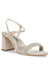 Anne Klein Silver Gold Adaline Dress Sandal - Sale