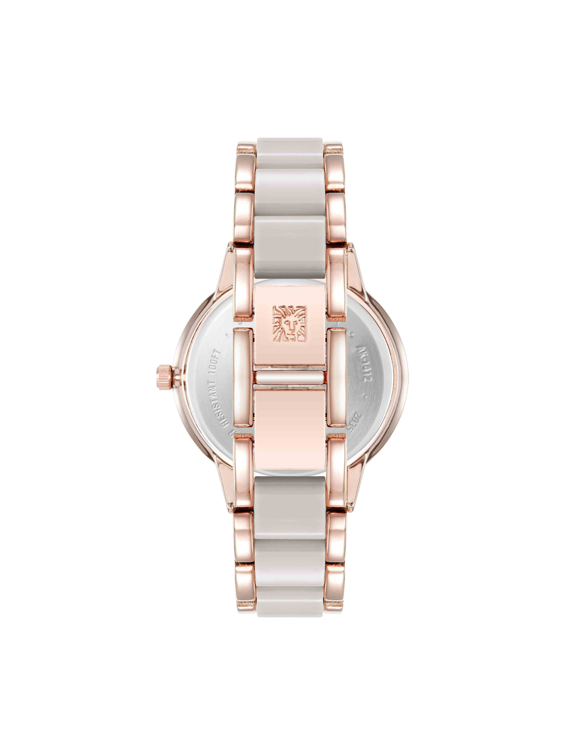 Anne Klein  Marbleized Acetate Bracelet Watch