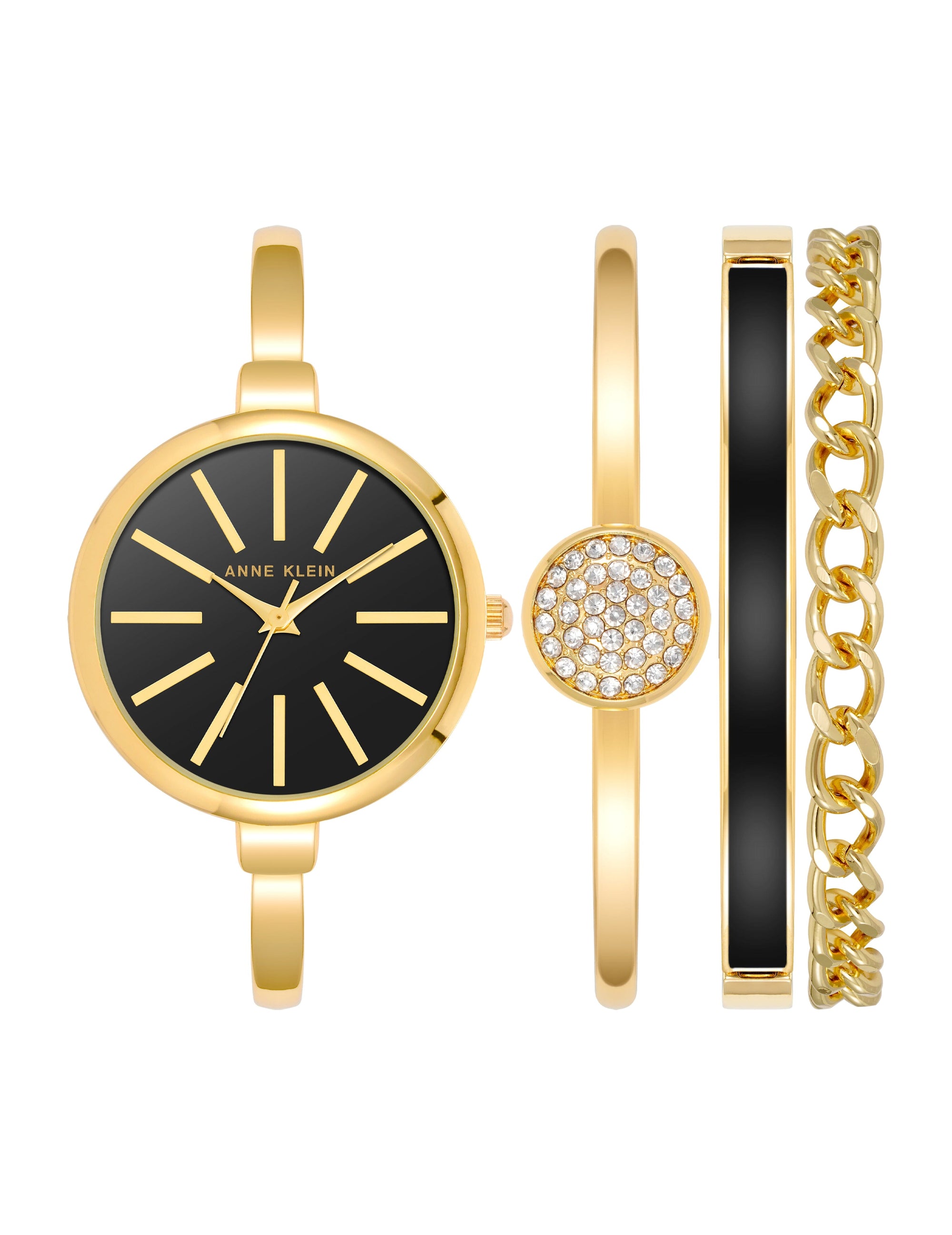 Layered Watch and Bracelet Jewelry Set Apparel & Accessories Egluck