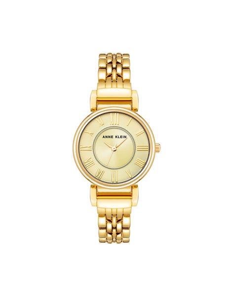 Anne Klein Gold-Tone Roman Numeral Bracelet Watch with box Every outfit deserves a signature touch. Let an Anne Klein  main image 4