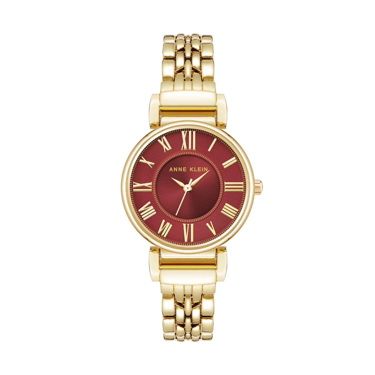 Anne Klein Gold-Tone Roman Numeral Bracelet Watch with box Every outfit deserves a signature touch. Let an Anne Klein  main image 2