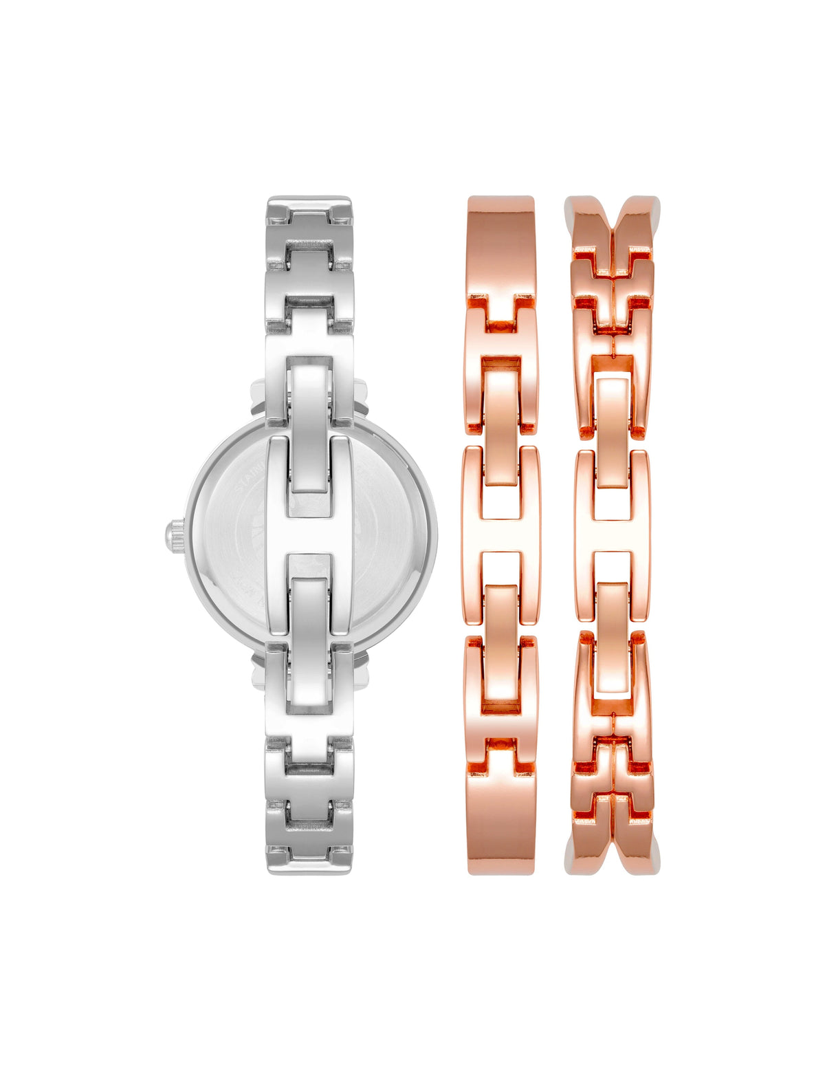 Anne Klein Bangle Watch and Bracelets Set