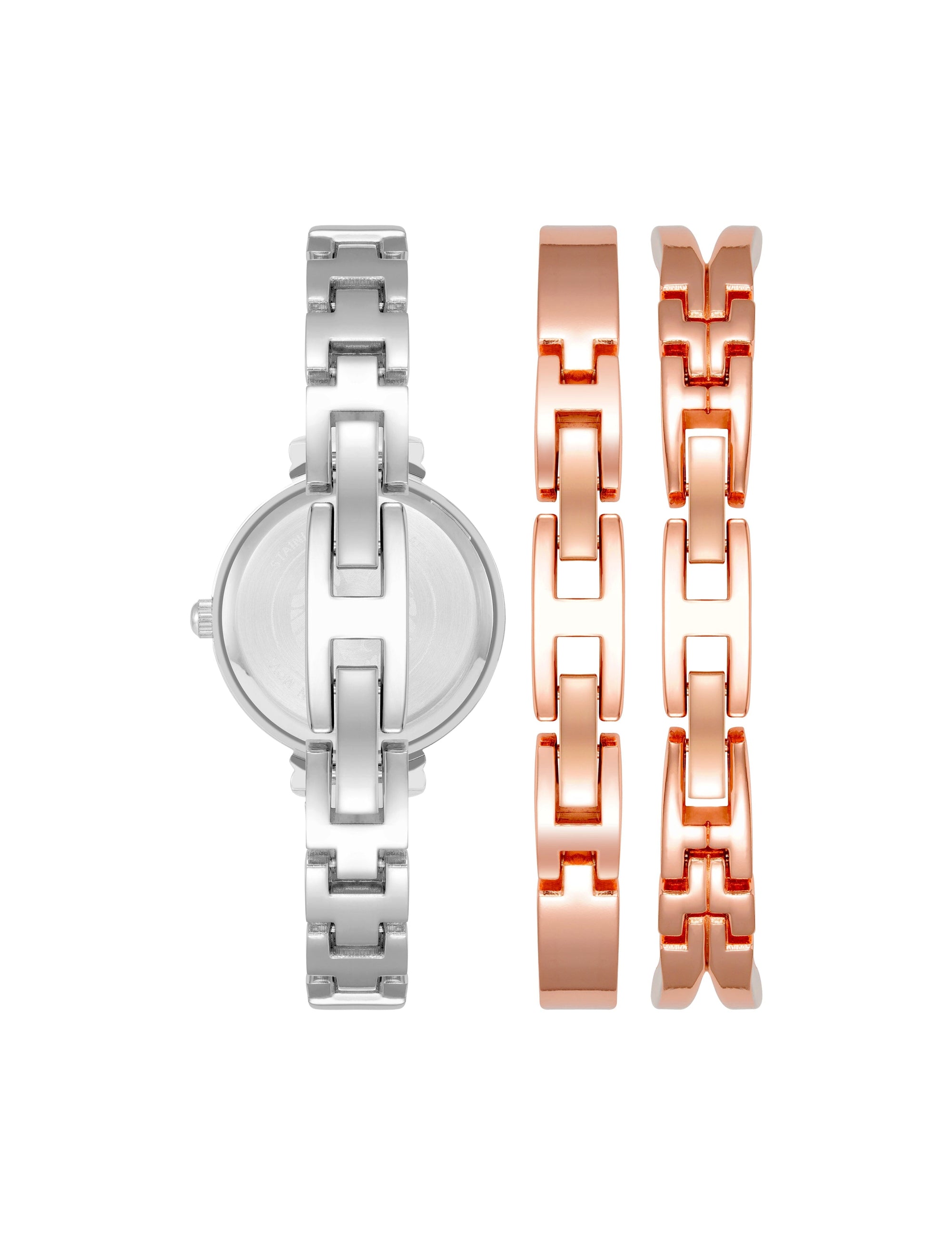 Anne Klein Bangle Watch and Bracelets Set