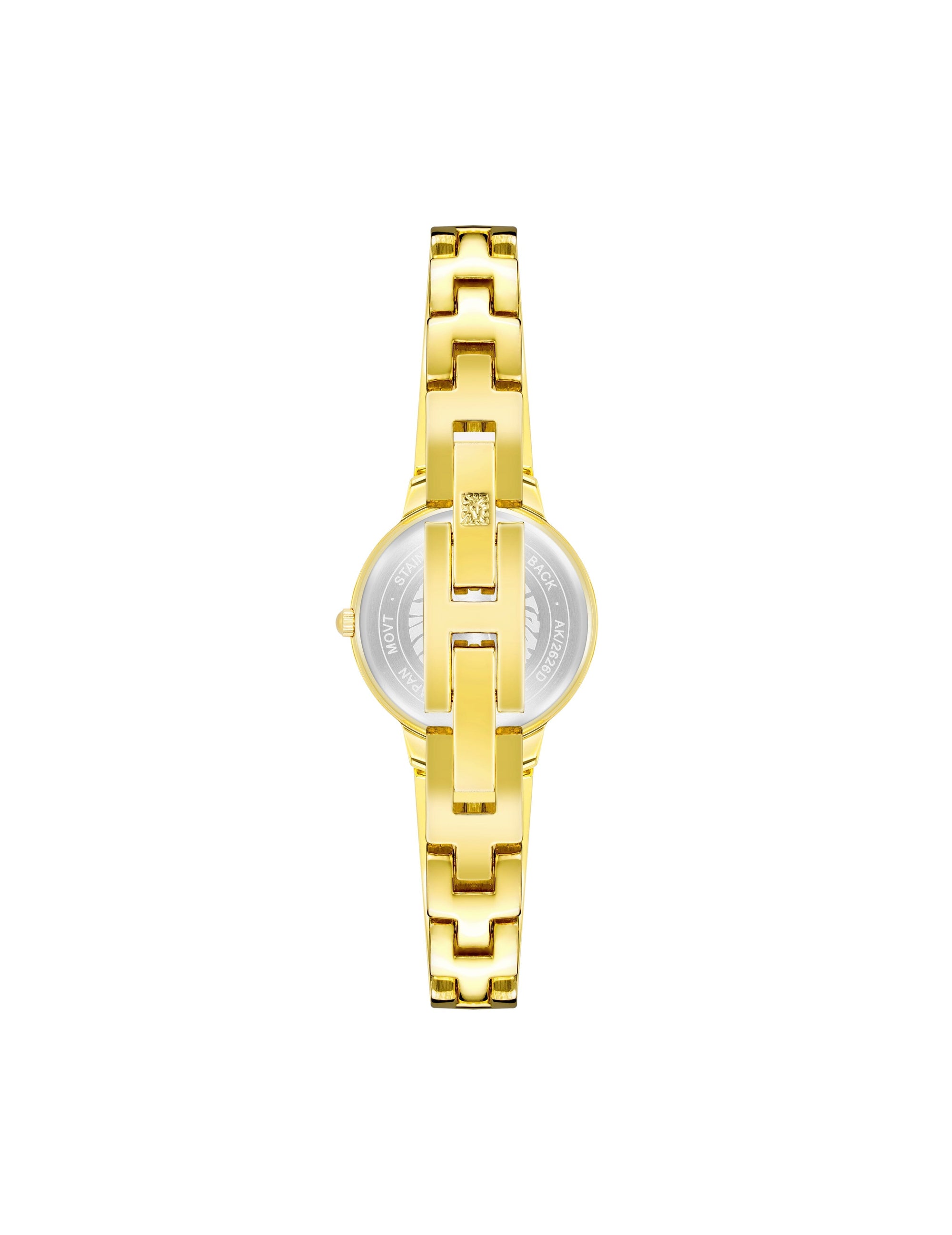 Anne Klein Diamond Accented Open Bangle Watch
