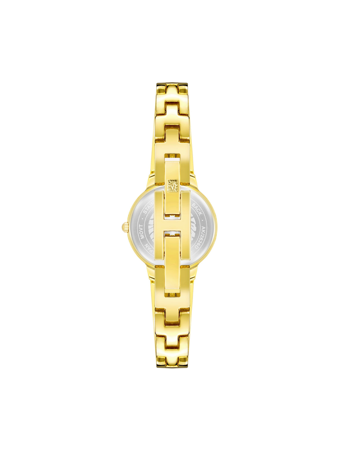 Anne Klein Diamond Accented Open Bangle Watch