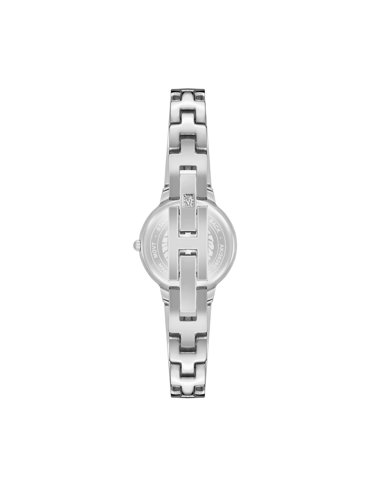 Anne Klein Diamond Accented Open Bangle Watch