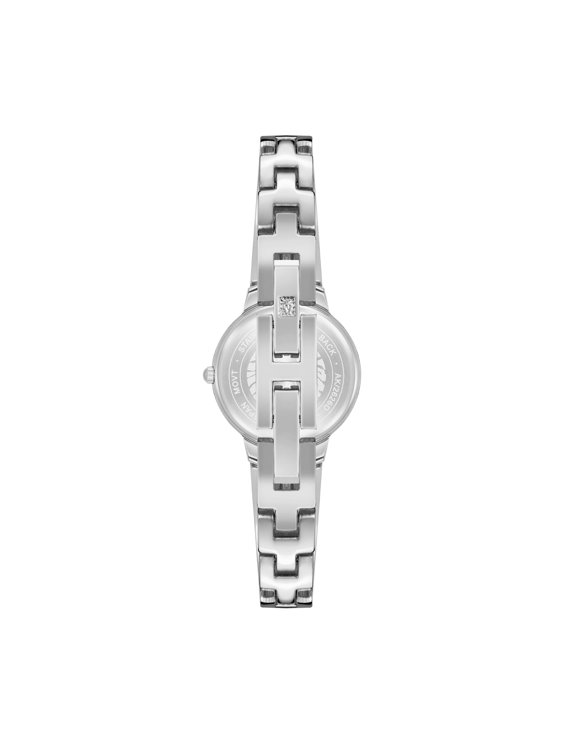 Anne Klein Diamond Accented Open Bangle Watch