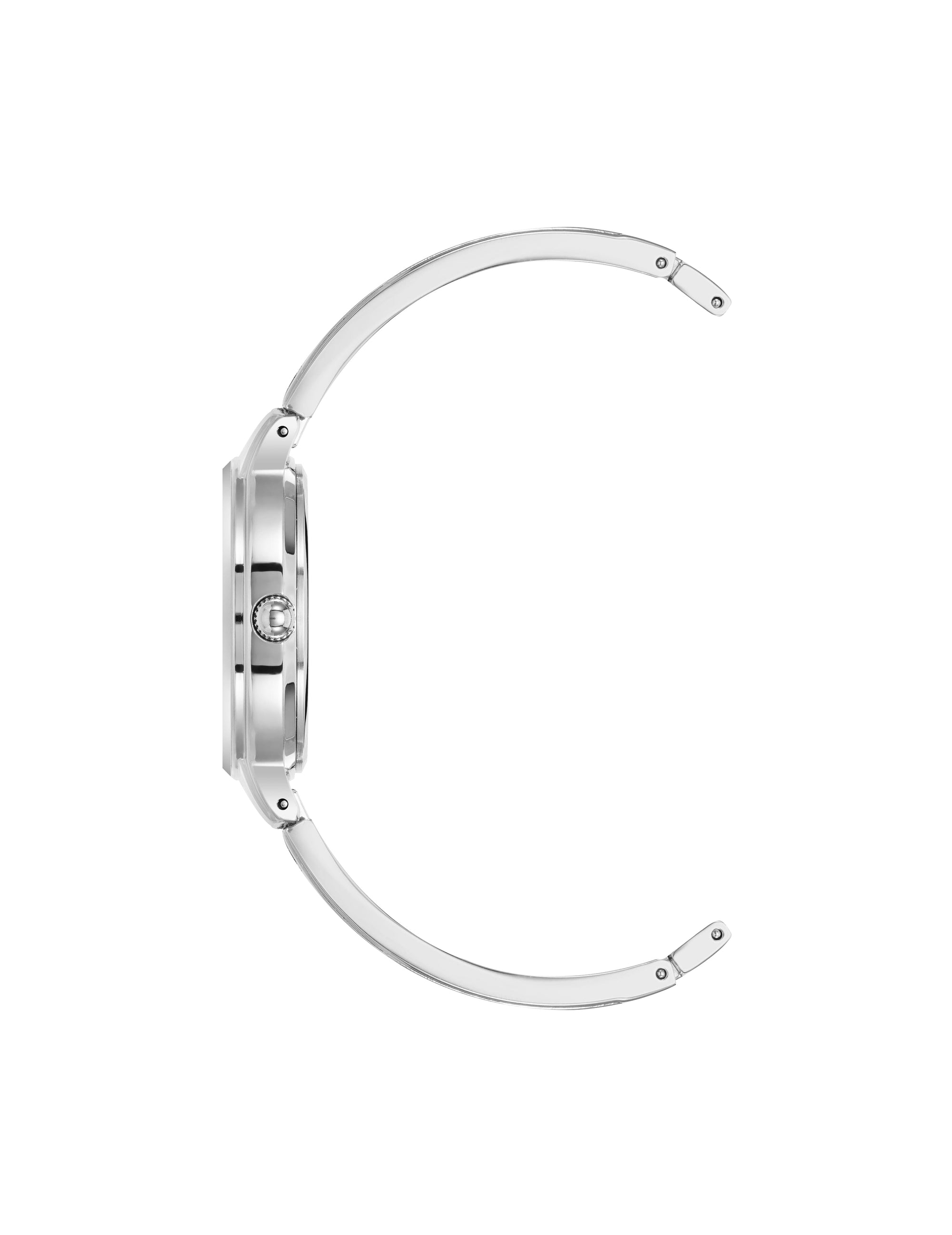 Anne Klein Diamond Accented Open Bangle Watch