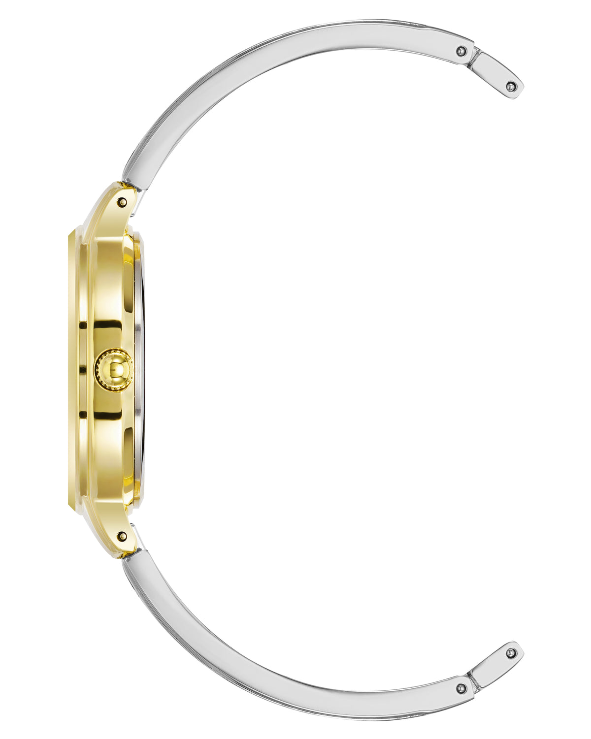 Diamond Accented Round Bangle Watch