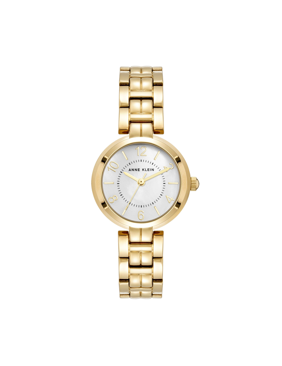 Anne Klein Gold-Tone Classic Bracelet Wristwatch