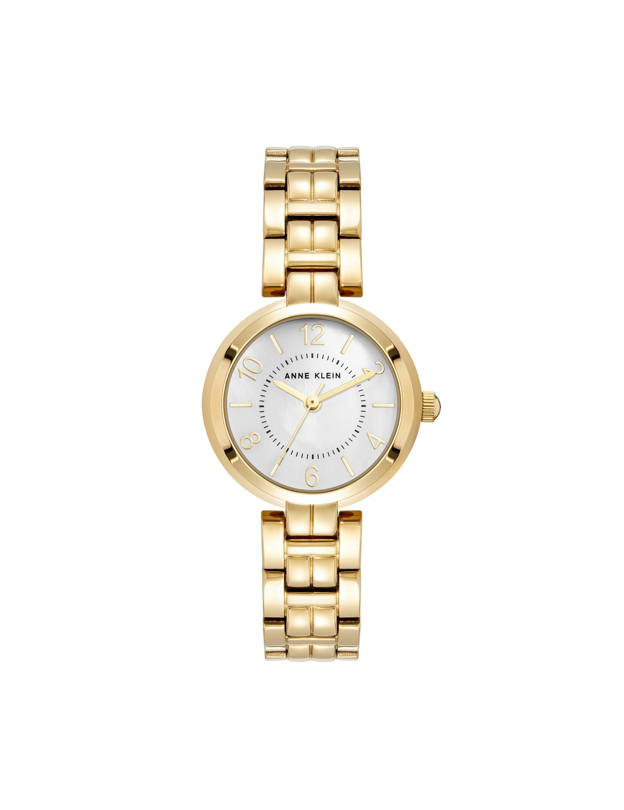 Anne Klein Gold-Tone Classic Bracelet Wristwatch