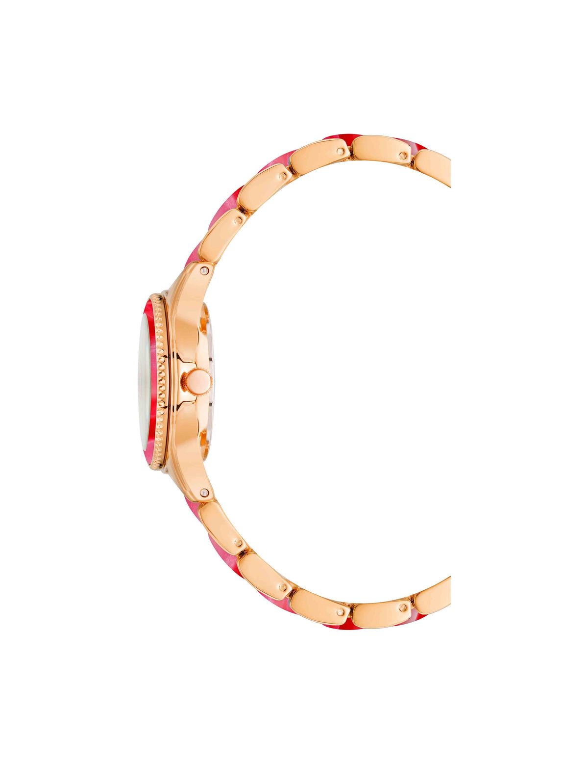 Pearlescent Resin Link Bracelet Watch