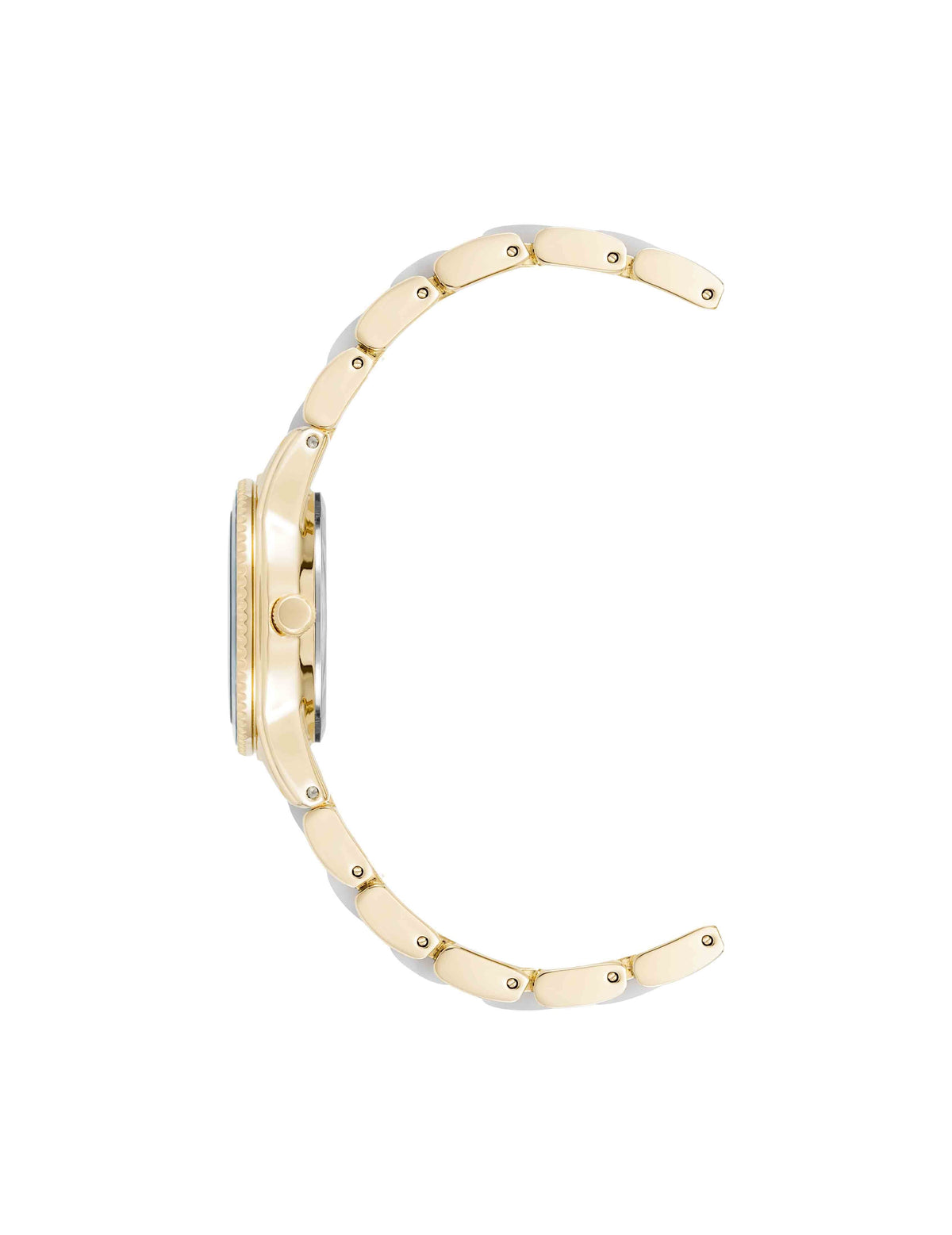 Anne Klein Pearlescent Acetate Link Bracelet Watch