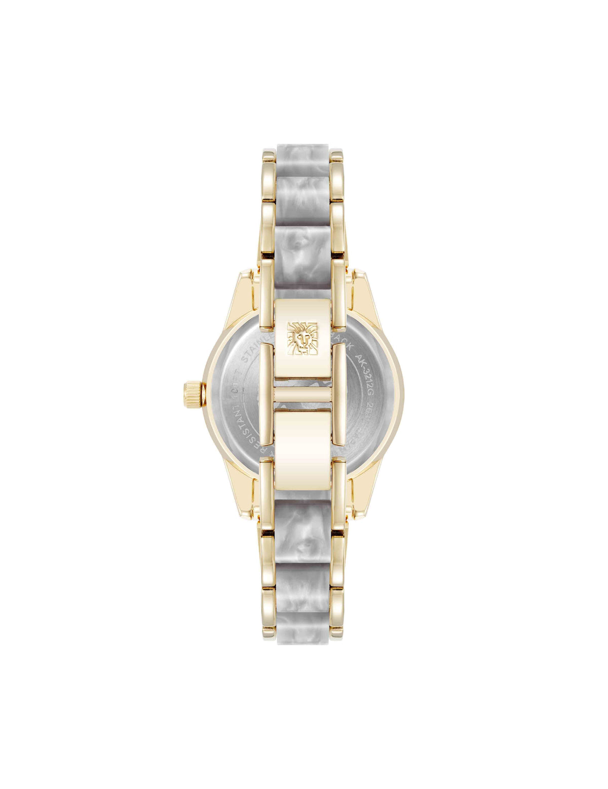 Anne Klein Pearlescent Acetate Link Bracelet Watch