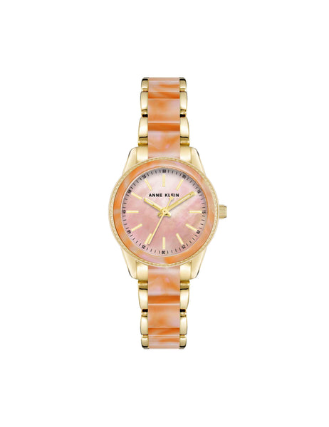 Pearlescent Resin Link Bracelet Watch | Anne Klein