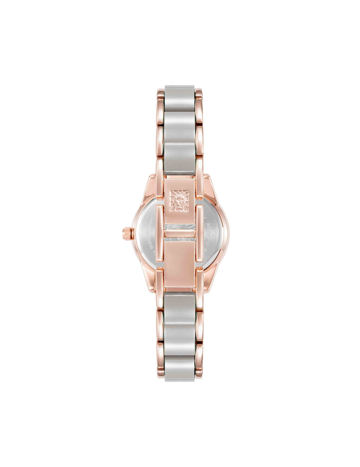 Anne Klein  Pearlescent Acetate Link Bracelet Watch