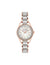 Anne Klein Taupe/Rose Gold-Tone Pearlescent Acetate Link Bracelet Watch