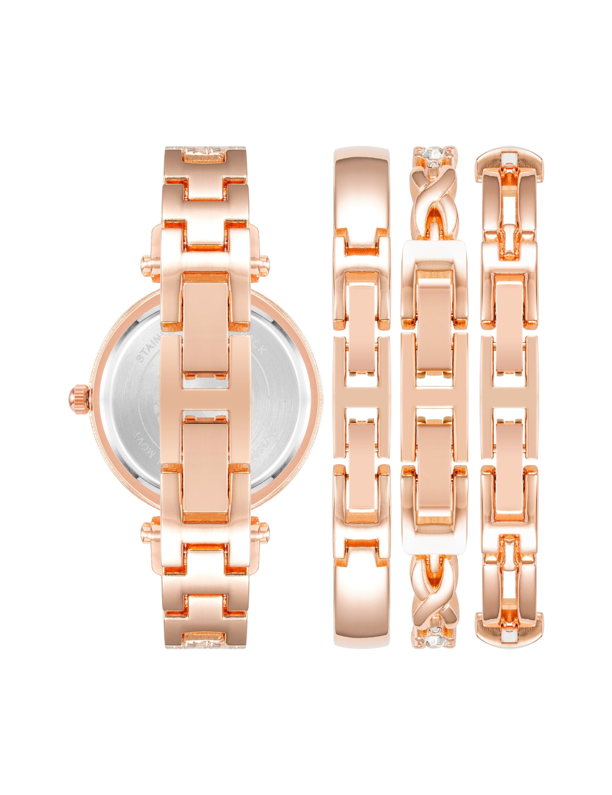 Anne Klein Showstopper Watch and Bracelet Set