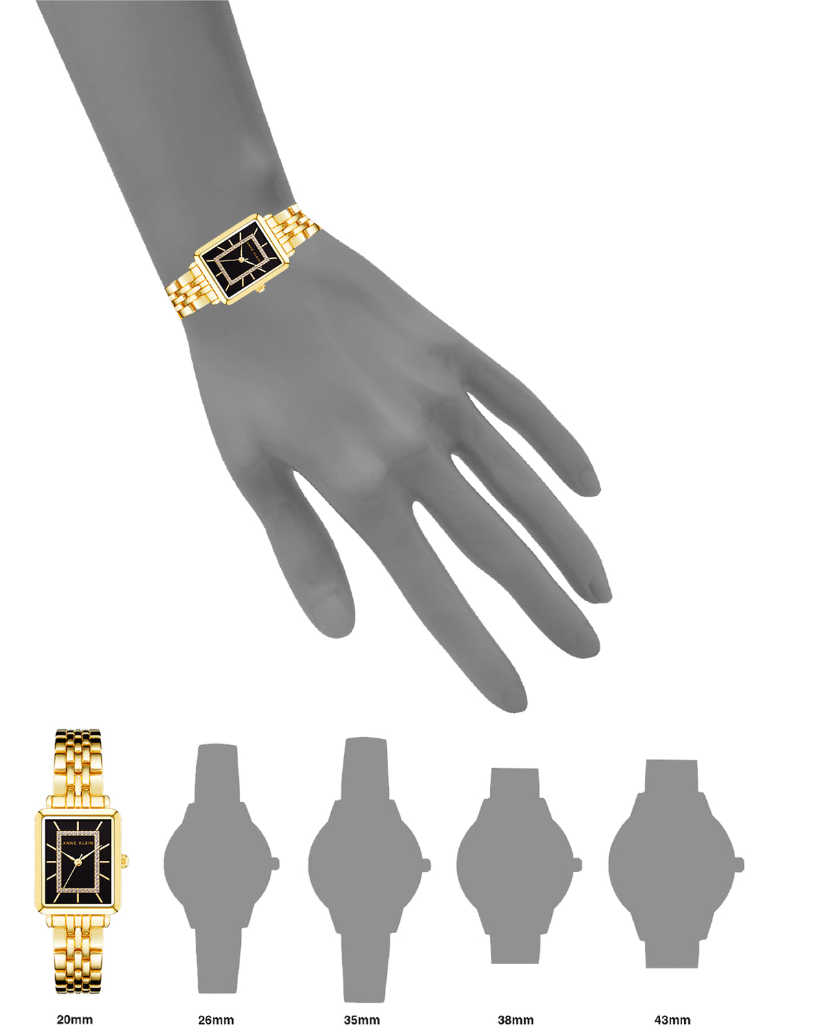 Classic Rectangular Bracelet Watch