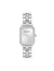 Anne Klein Silver-Tone Octagonal Shaped Metal Bracelet Watch