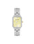 Anne Klein Yellow/Silver-Tone Octagonal Shaped Metal Bracelet Watch