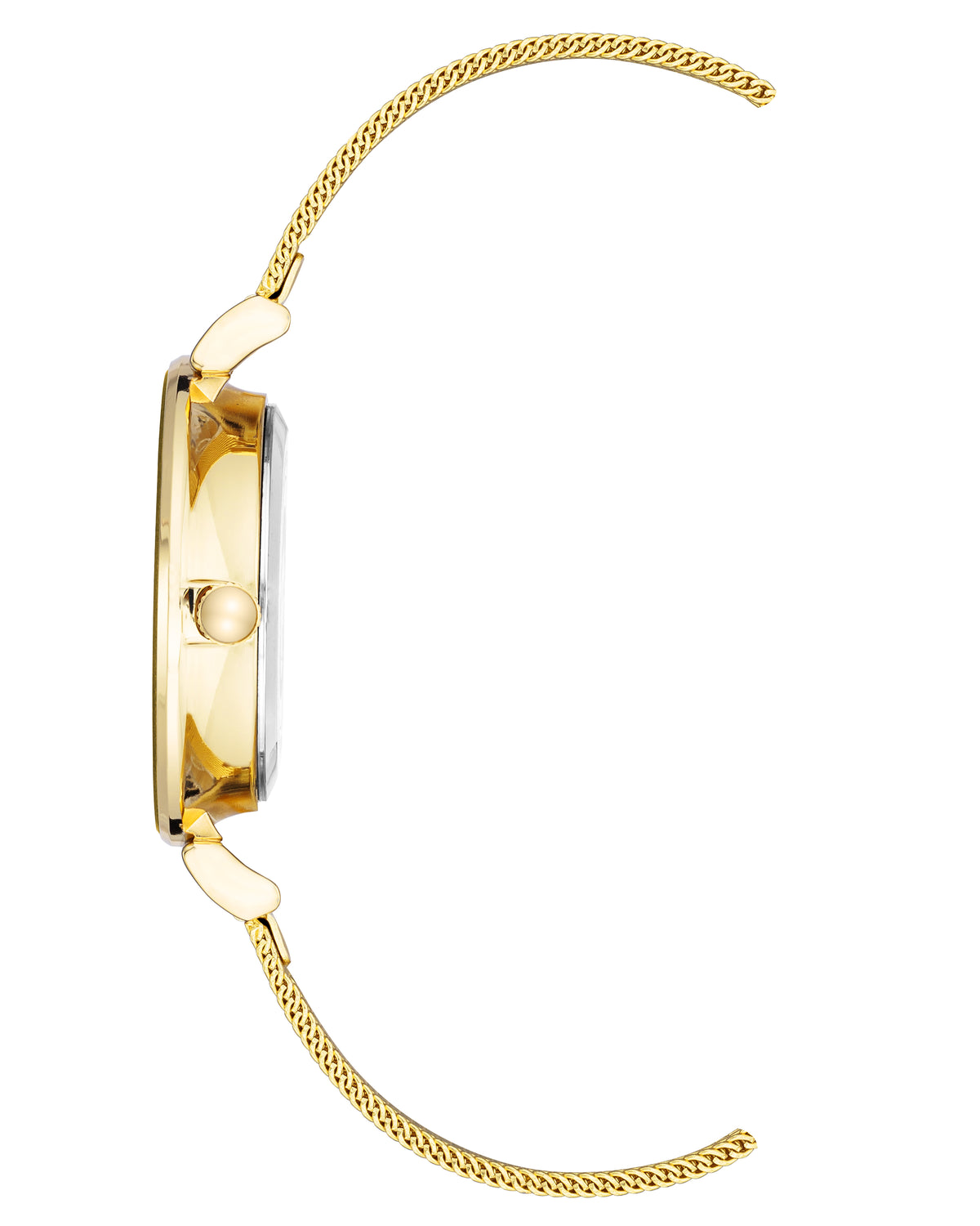 Classic Round Mesh Bracelet Watch