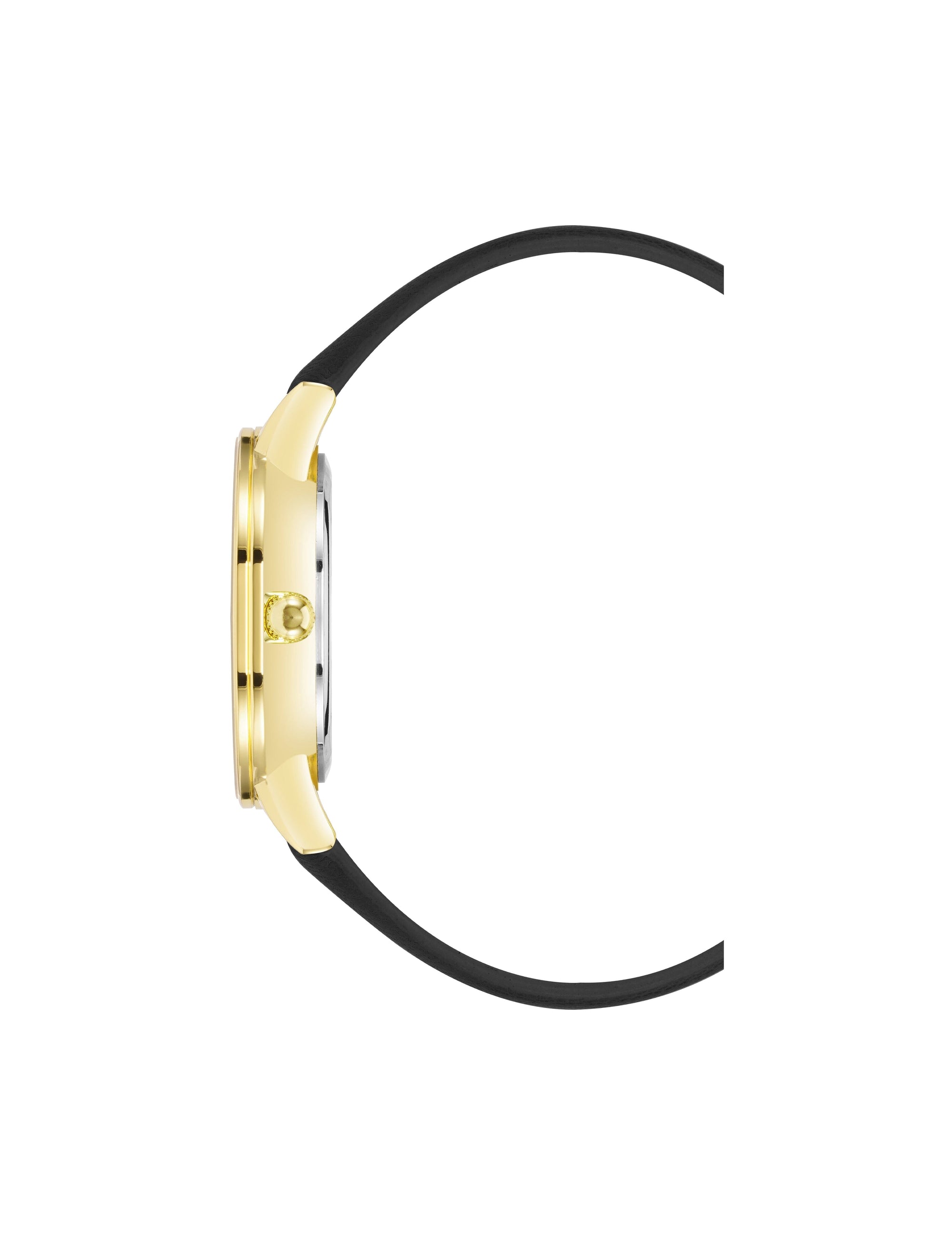 Anne Klein Minimalist Round Dial Strap Watch