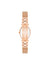Anne Klein  Oval Crystal Accented Mesh Bracelet Watch