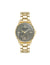 Anne Klein Pyrite/Gold-Tone Gemstone Dial Bracelet Watch