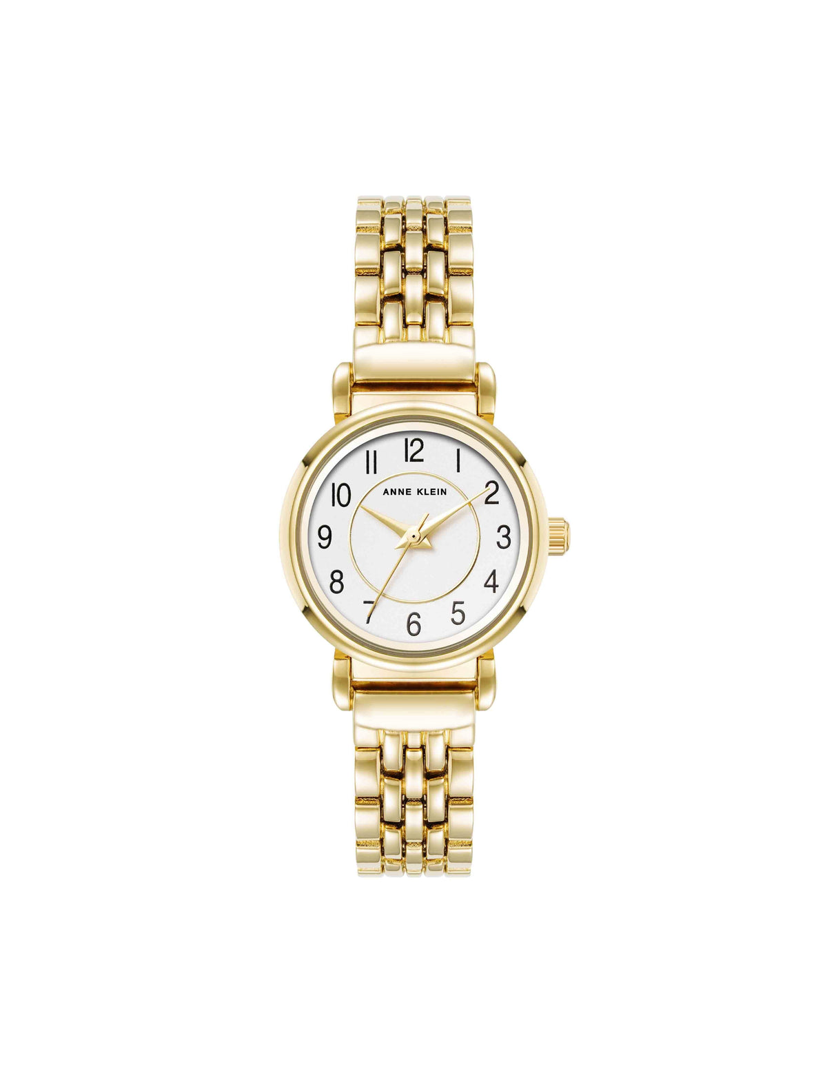 Anne Klein Gold-Tone Numbered Dial Bracelet Watch