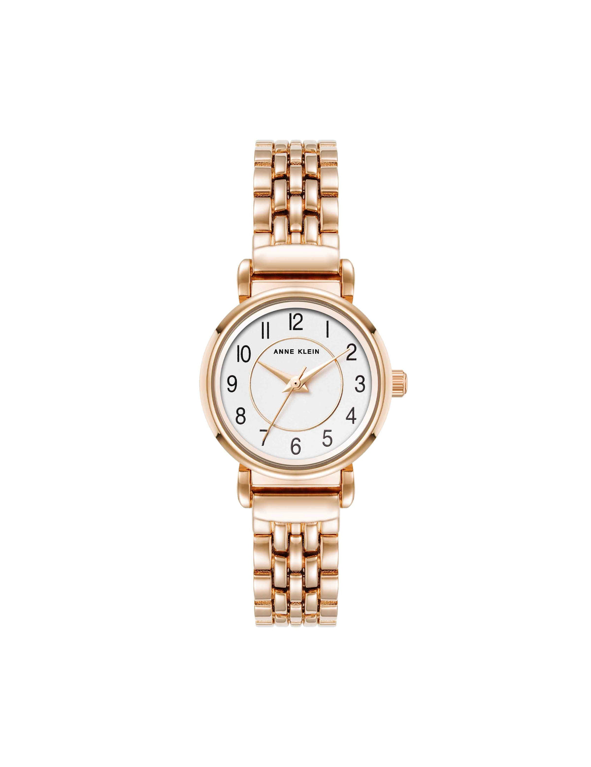 Anne Klein Rose Gold-Tone Numbered Dial Bracelet Watch