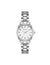 Anne Klein Silver-Tone Cushion Case Bracelet Watch