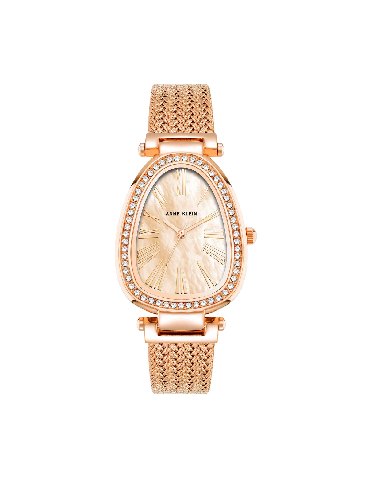 Anne Klein Rose Gold-Tone Estate Mesh Bracelet Watch