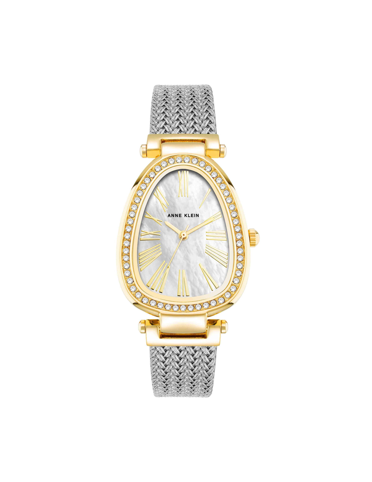 Anne Klein Two-Tone Estate Mesh Bracelet Watch