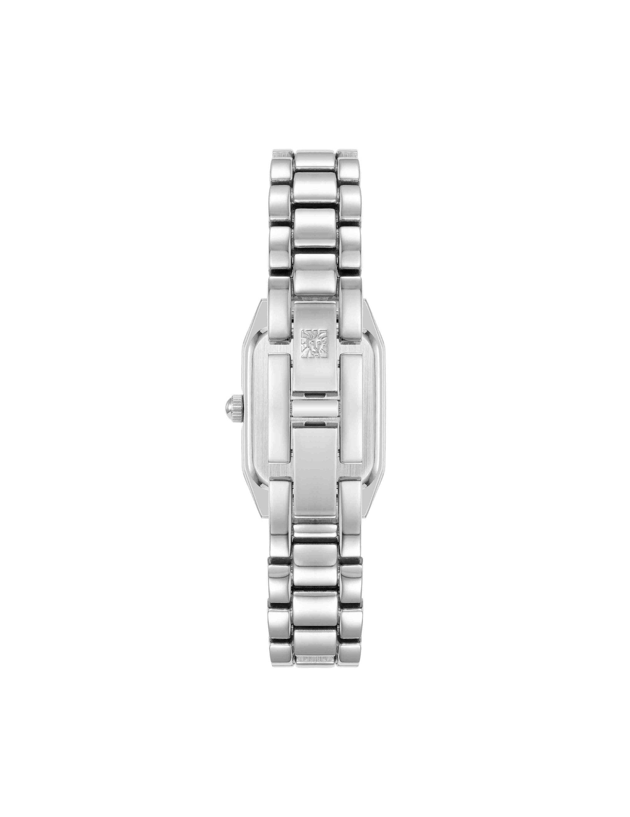 Petite Octagonal Shaped Metal Bracelet Watch| Anne Klein