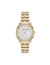 Anne Klein Gold-Tone Crystal Accented Octagonal Case Watch