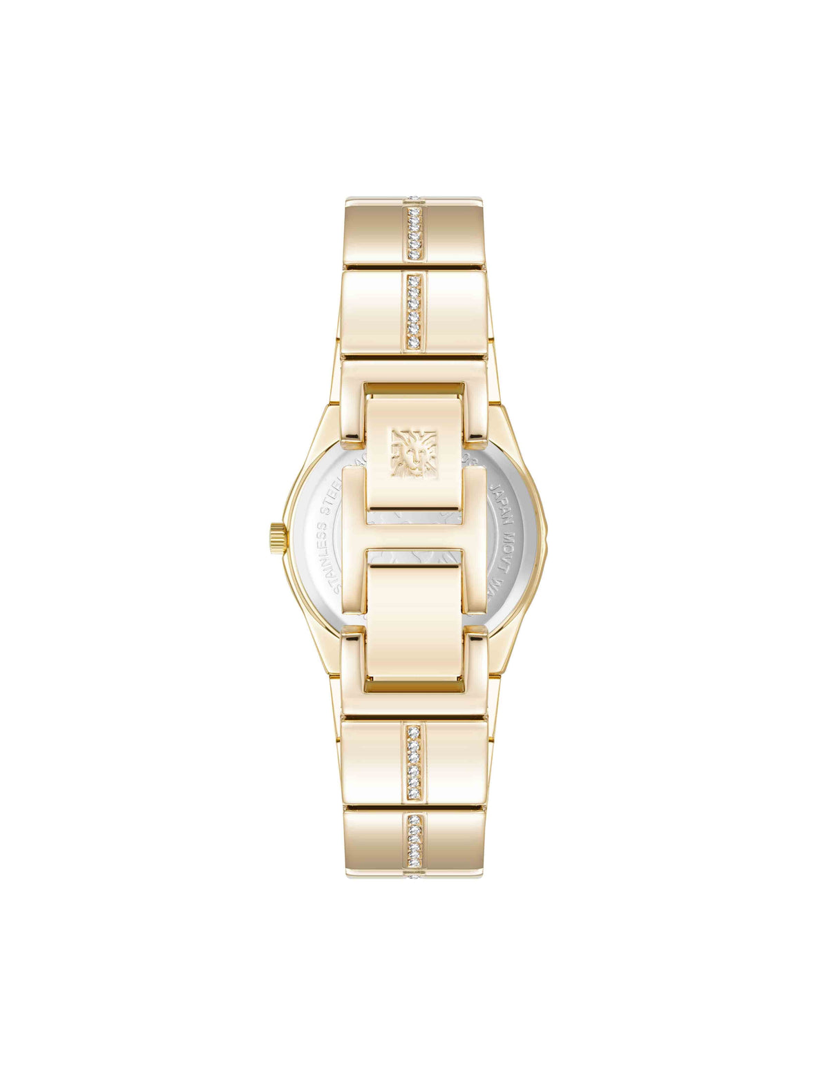 Anne Klein  Faceted Crystal Bezel Watch