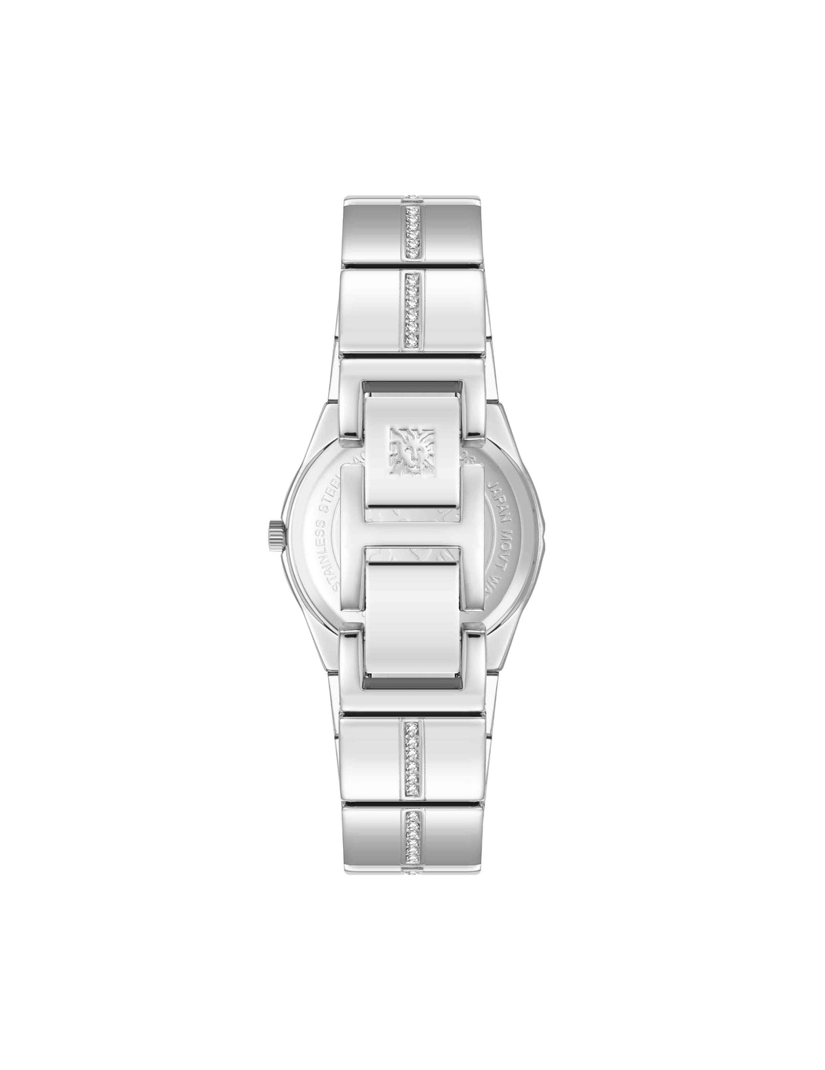 Anne Klein  Faceted Crystal Bezel Watch